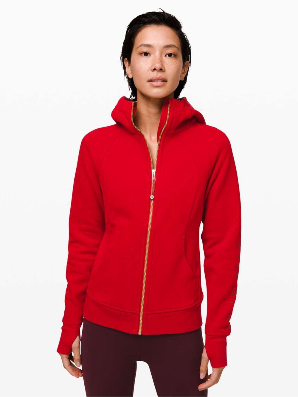 Lululemon Scuba Full-Zip Hoodie Lunar New Year Dark Red 6